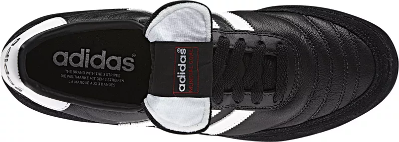 Мужские бутсы для мини-футбола Adidas Mundial Goal, цвет Core Black — фото 2