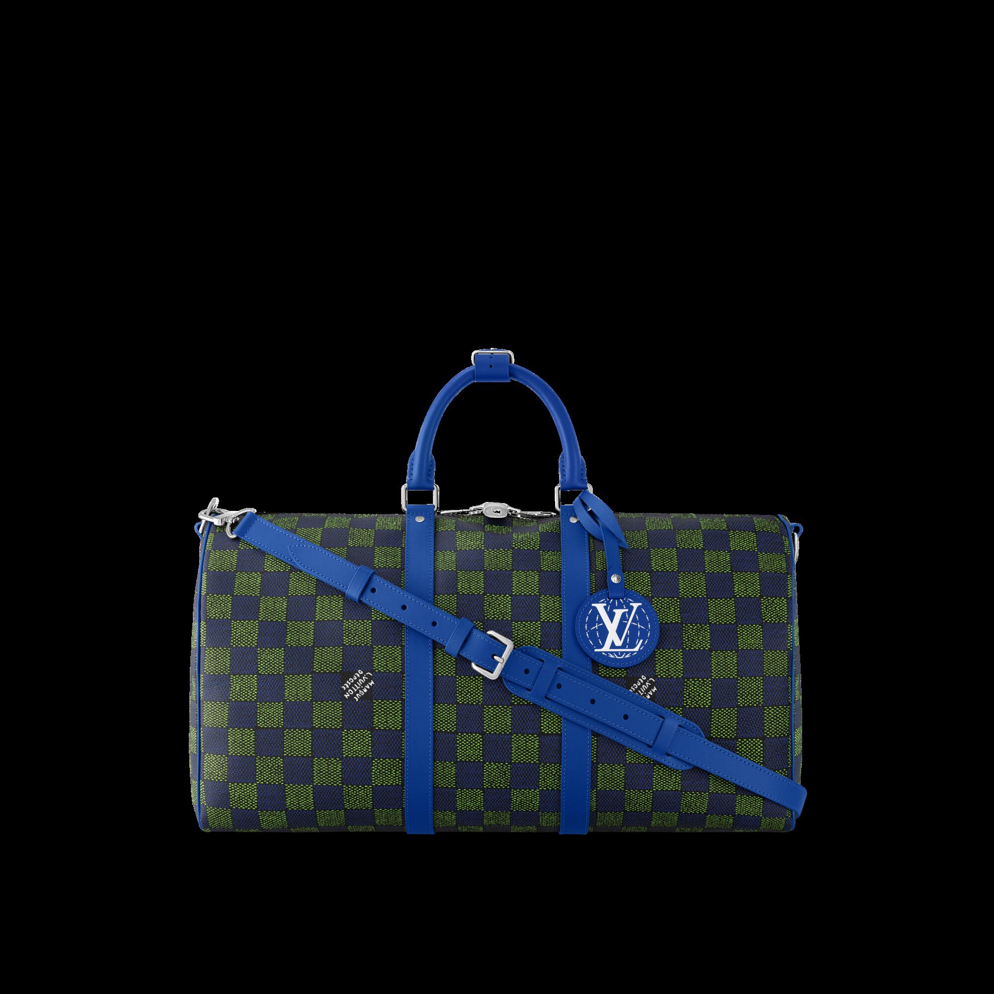 

Сумка Keepall Bandoulière 50 Louis Vuitton, синий