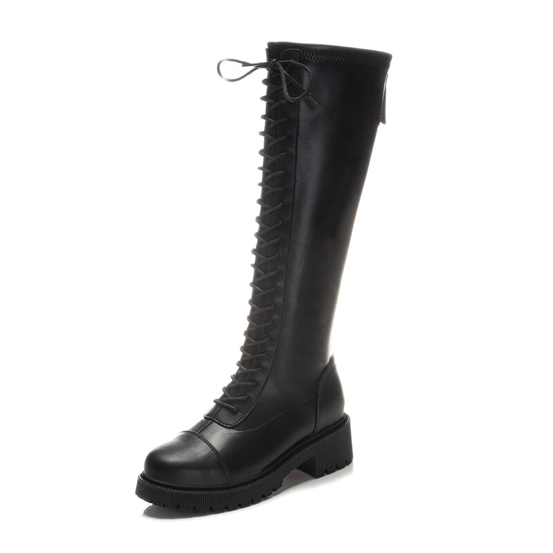 

Сапоги женские Help, цвет Black Fleece-Lined