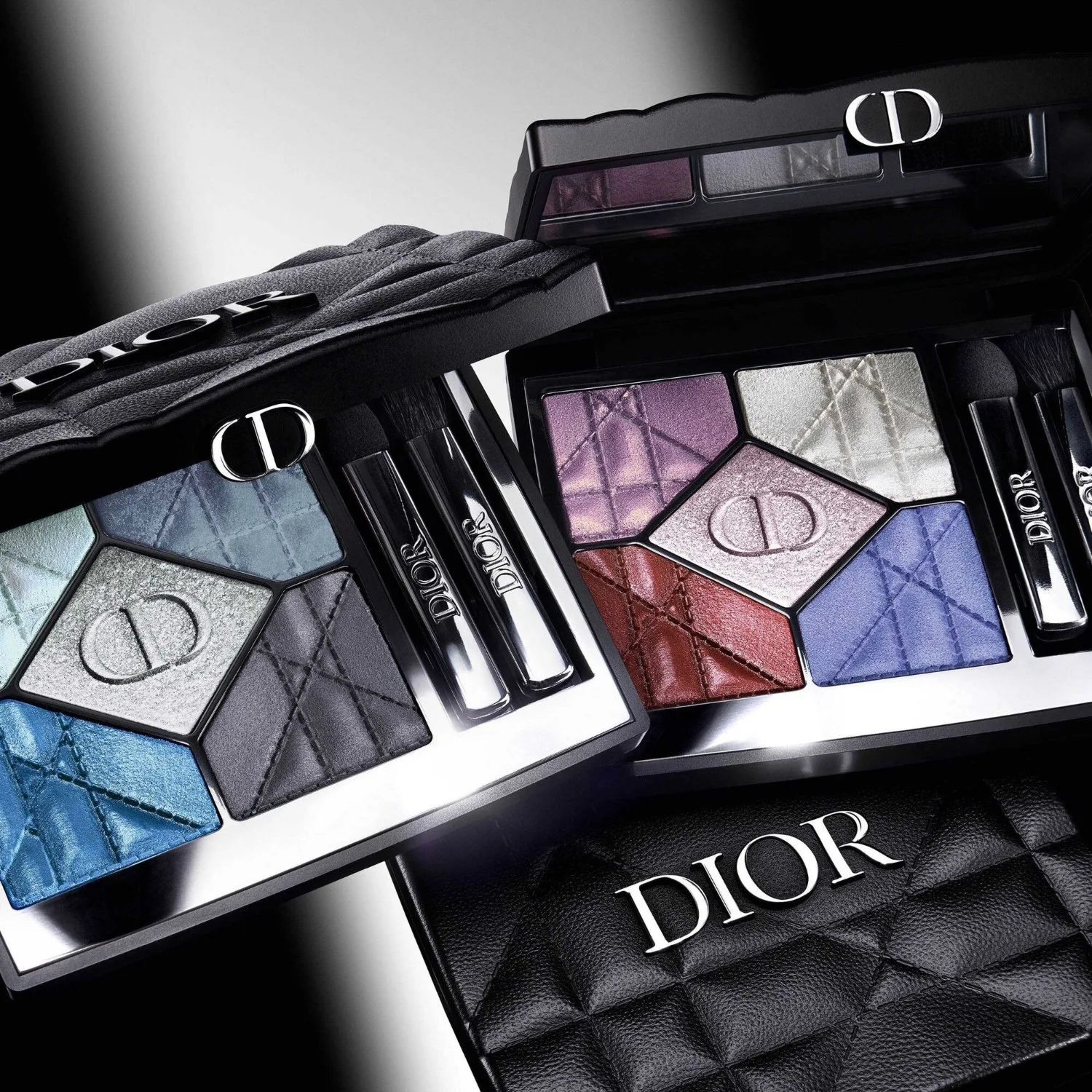 Палетка теней для век Diorshow 5 Colours - Лимитированная серия - 5 оттенков Dior, 964 - lilac tulle, 7 гр — фото 3