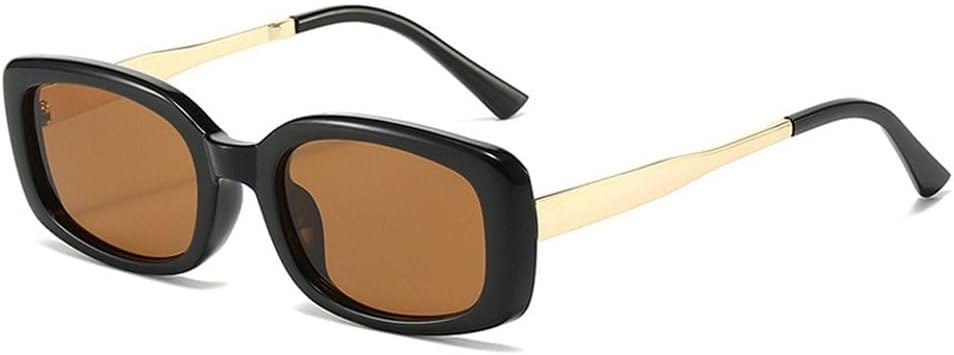 

Мужские солнцезащитные очки в стиле ретро, ​​квадратной формы, с градиентным переходом цвета, защита от УФ-излучения UV400; женские солнцезащитные очки в трендовом цвете "желе" SKFGNX, Black Tea