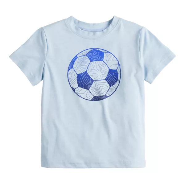 

Футболка с принтом для мальчиков и малышей Jumping Beans, цвет blue soccer ball