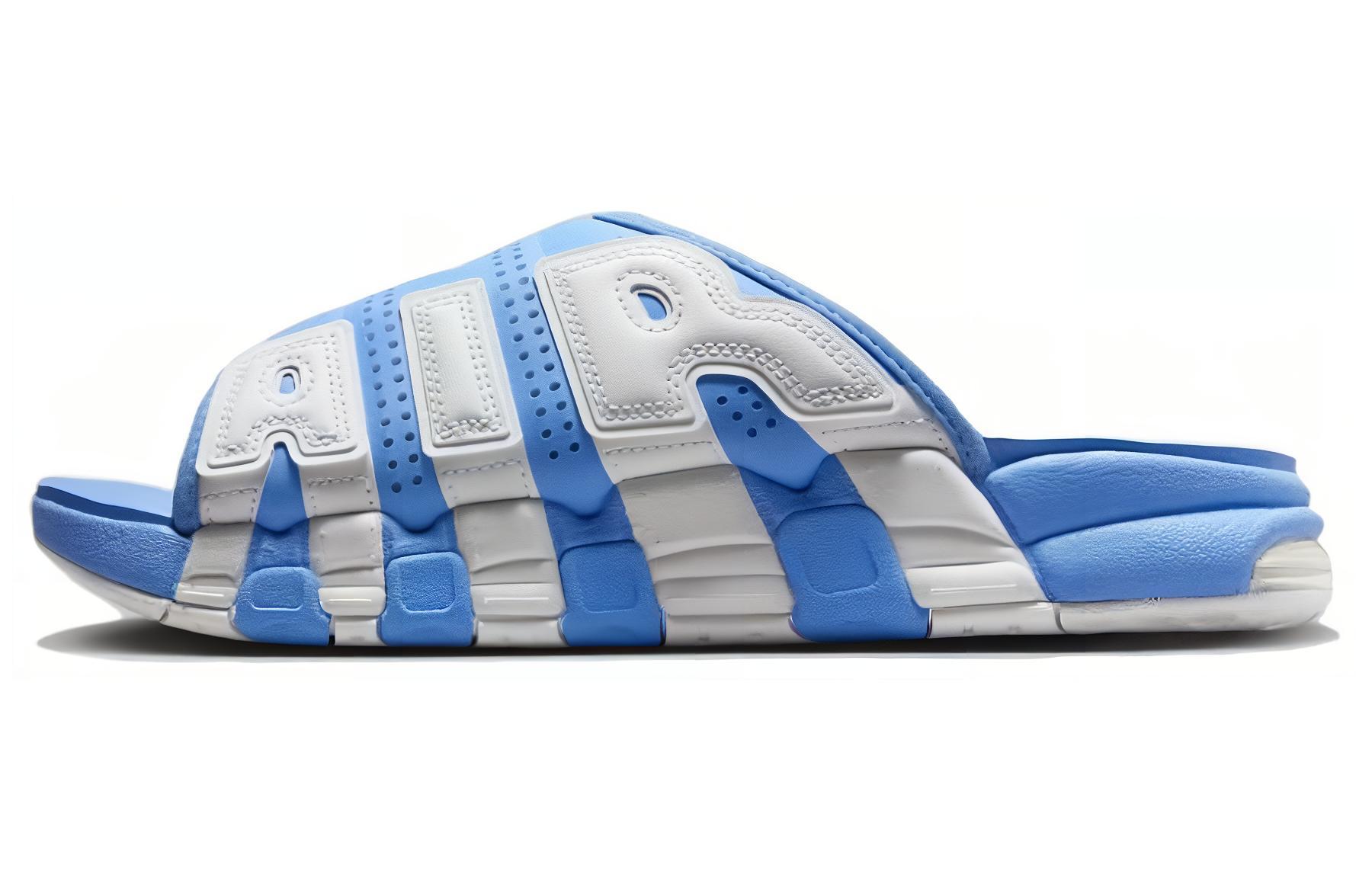 Nike Air More Uptempo Slides 'University Blue' Синий Белый