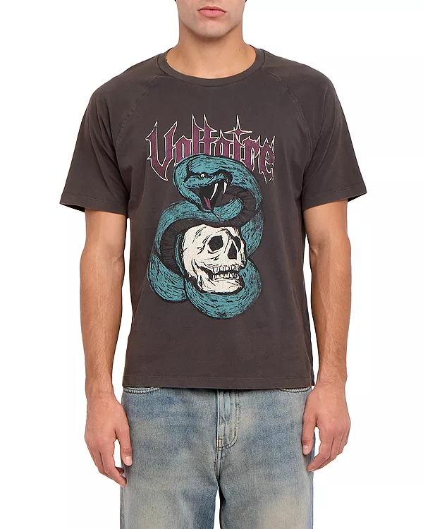 

Футболка-Реглан с изображением змеи Торри Zadig & Voltaire, серый