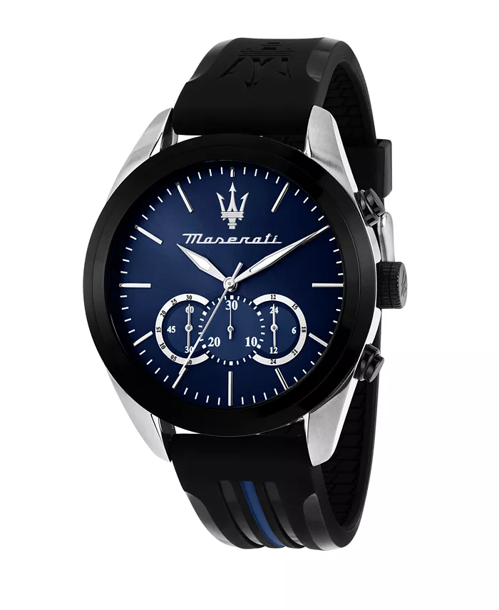 

Мужские хронографические часы из сатинированной нержавеющей стали, 45 мм Maserati