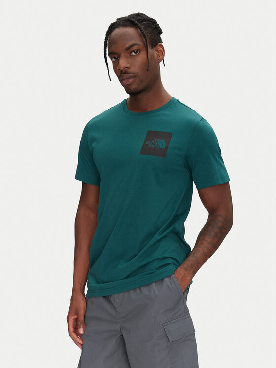 

Футболка обычного кроя SS Fine NF0A8A6M The North Face, зеленый