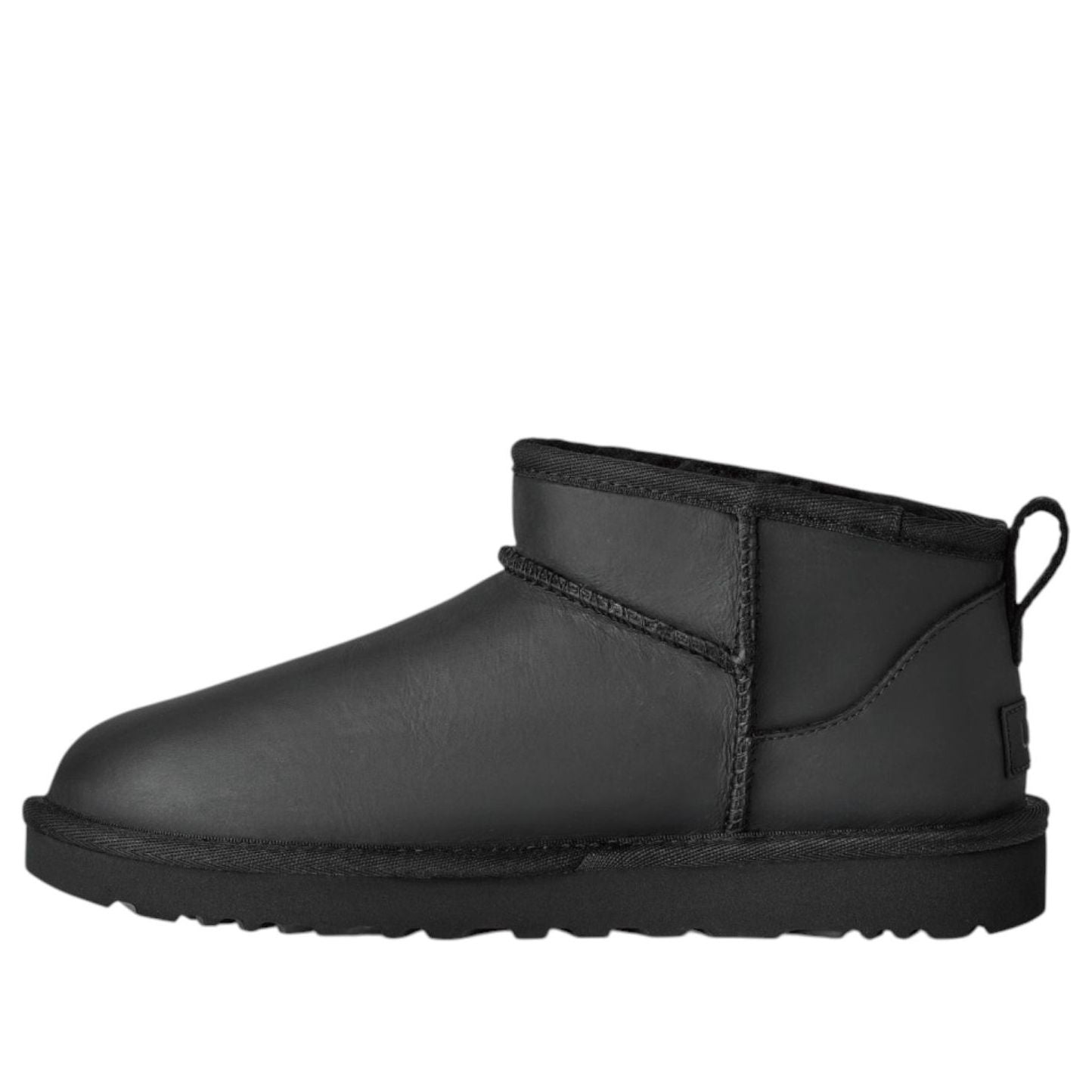 Ботинки (WMNS) UGG Classic Ultra Mini LTHR-Snow Boots 'Black'