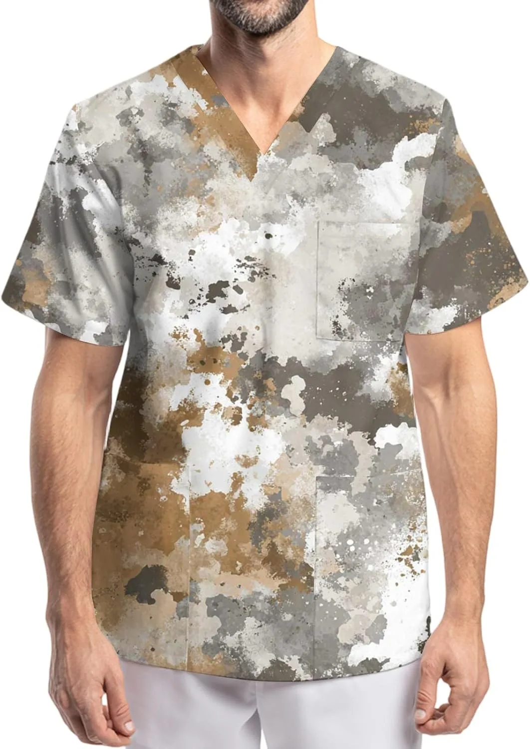 

Мужская камуфляжная толстовка Moisture-Wicking с карманами WENKOMG1