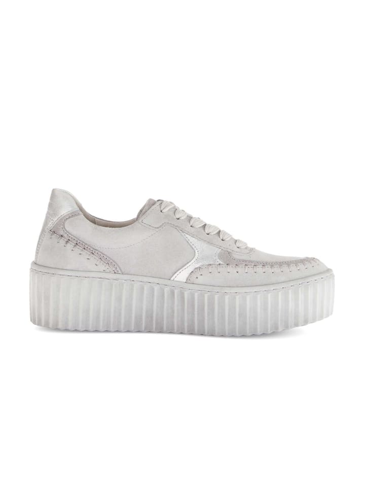 Кроссовки на шнуровке Gabor Fashion Sneaker low, серый — фото 3