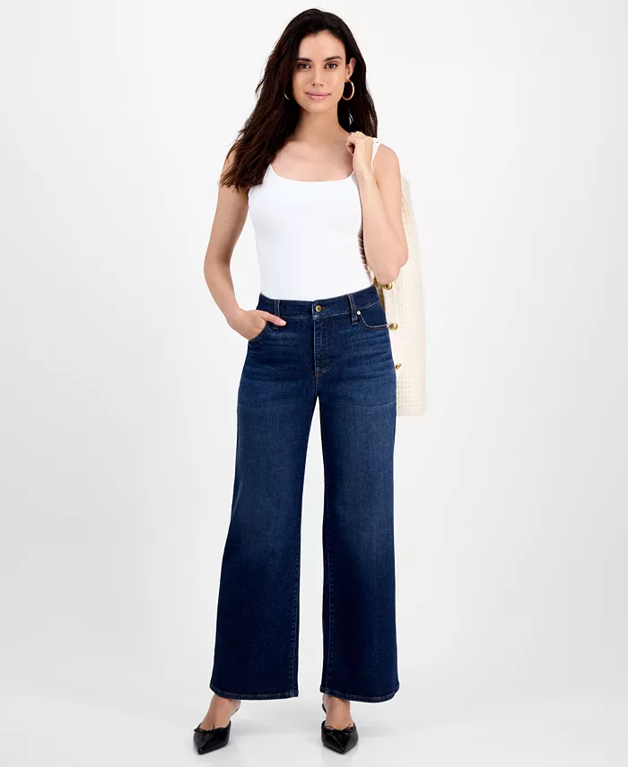 

Джинсы Petite High Rise Wide Leg I.N.C. International Concepts, синий