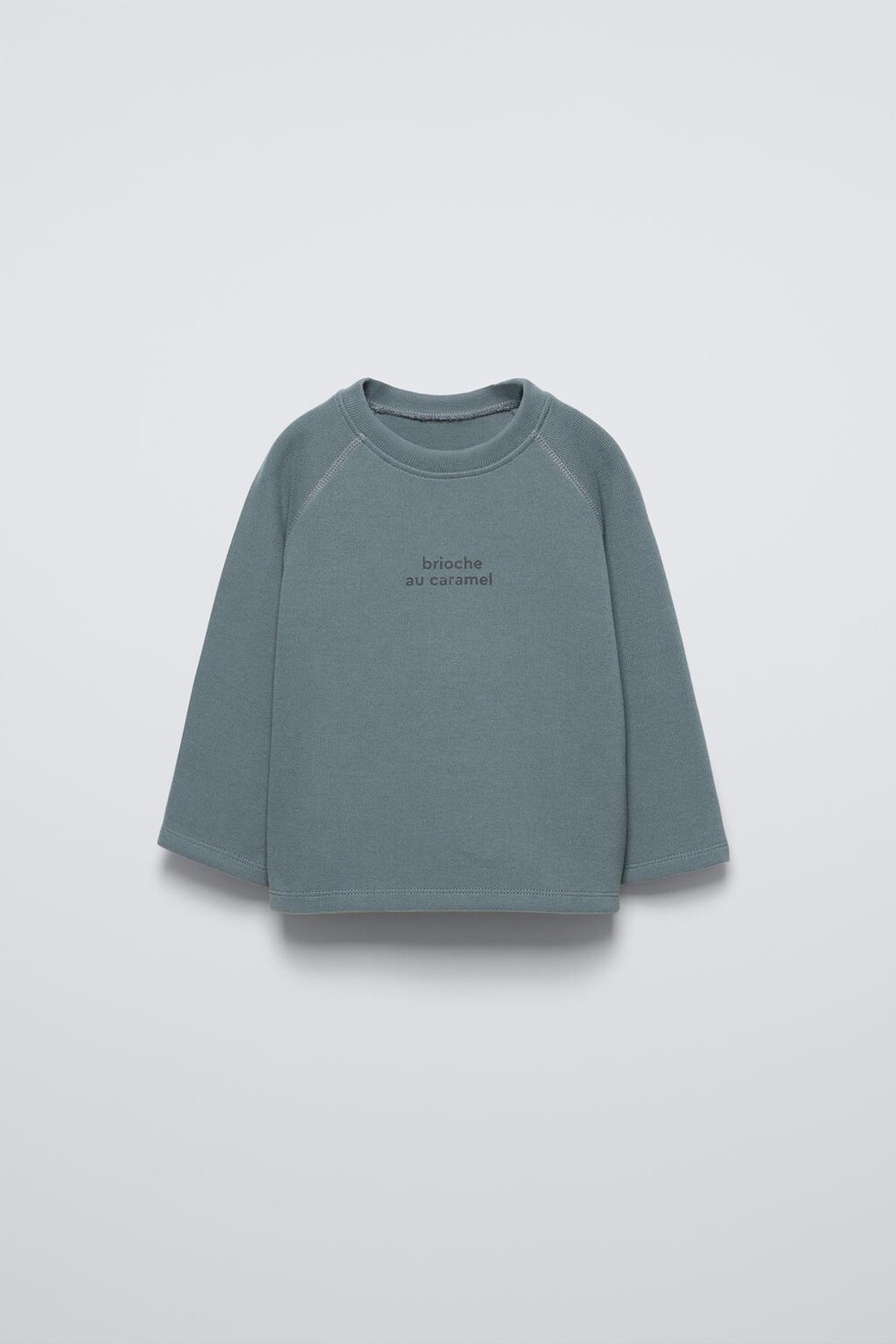 

Мягкая на ощупь футболка с принтом ZARA, синий/серый