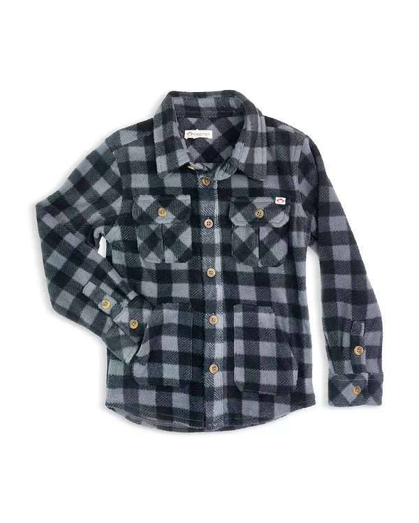 

Детская флисовая рубашка для снега - для малышей и для взрослых. Appaman, серый