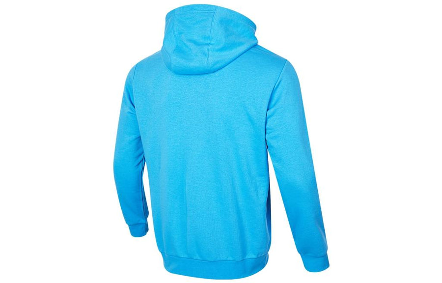 Худи adidas Neo Logo Casual Hoodie 'Blue', синий — фото 2