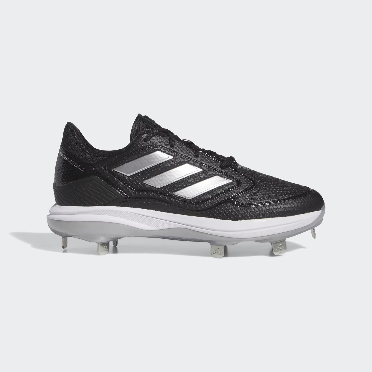 

Ботинки Adizero PureHustle 3 Adidas, цвет Core Black/Silver Metallic/Cloud White