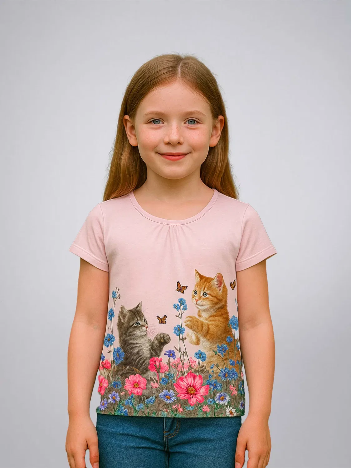 Футболка 'Leafletic Girls T-shirt' Leafletic, Pink — фото 2