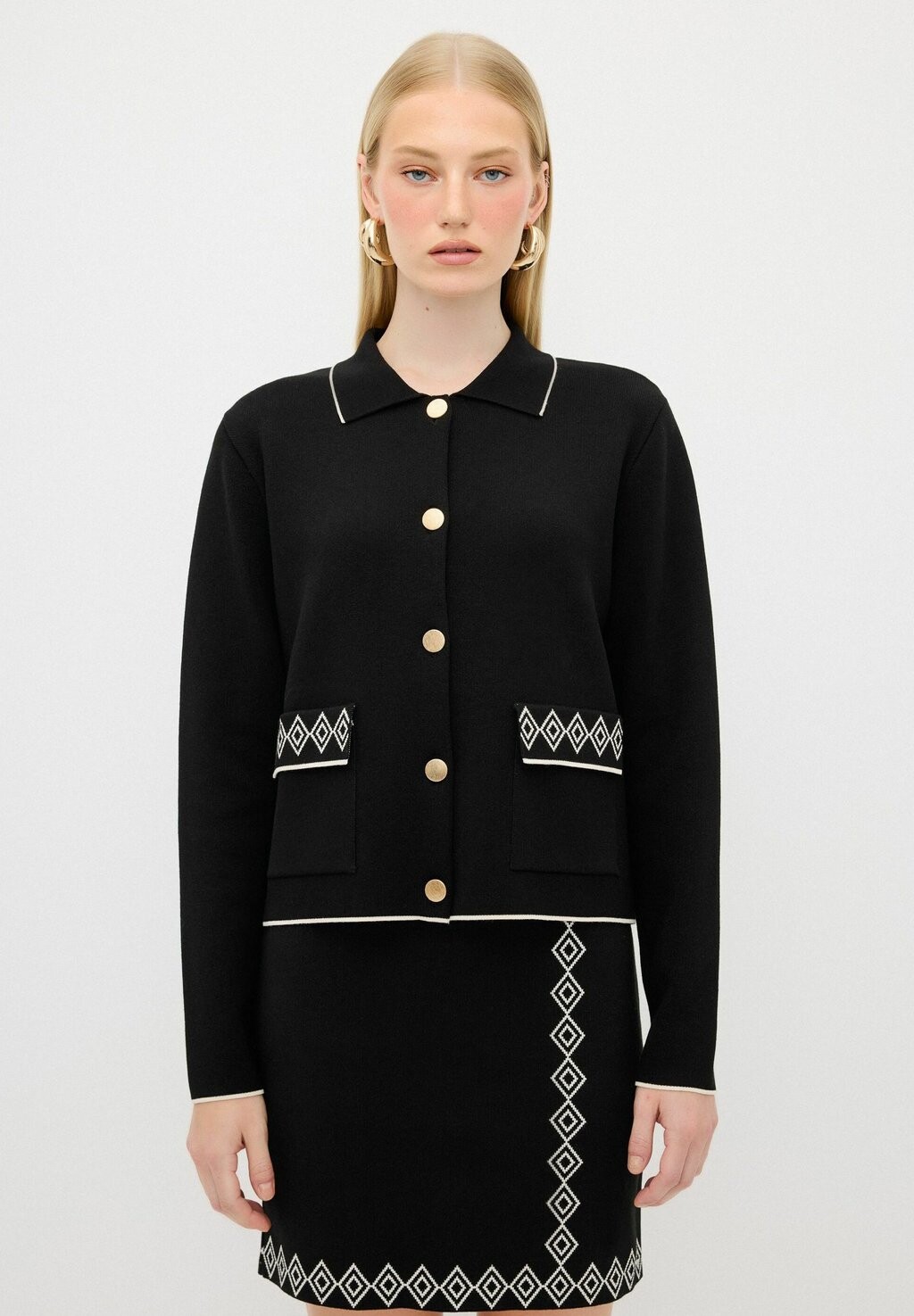 

Кардиган PRINTED POCKET adL, черный