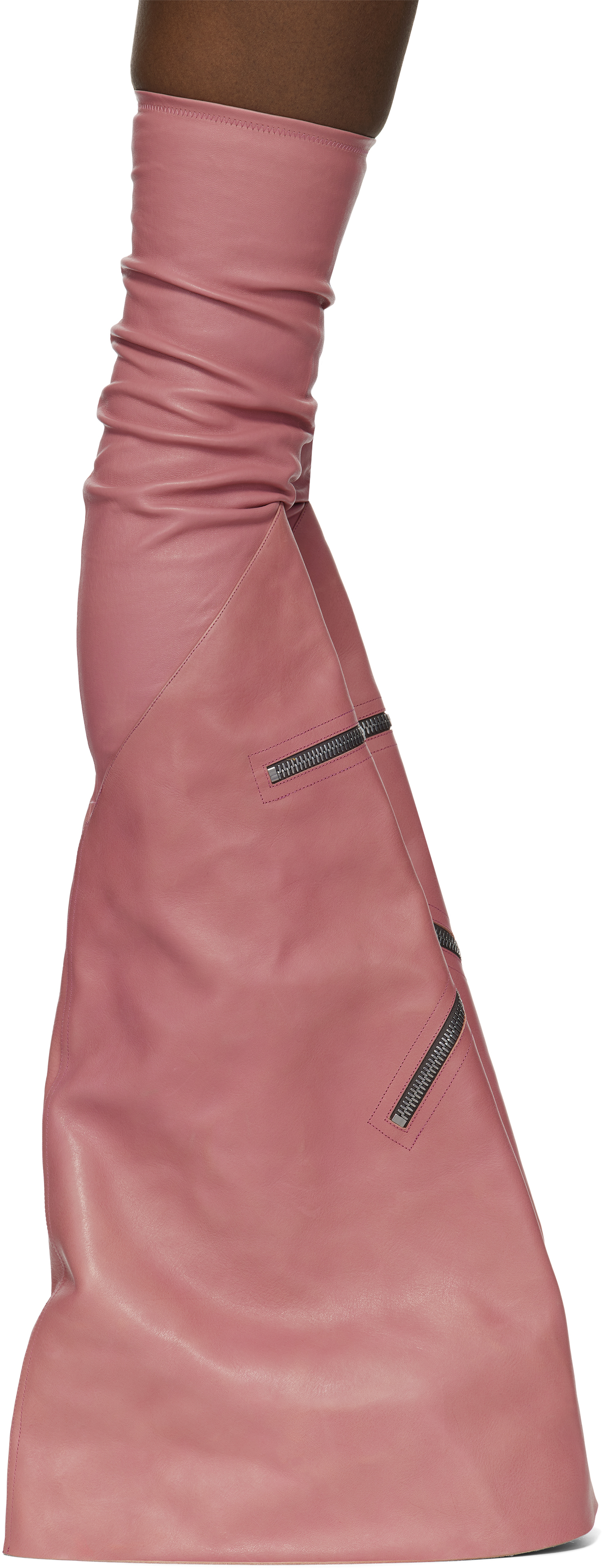 

Ботинки Porterville Cargowedge розового цвета Rick Owens