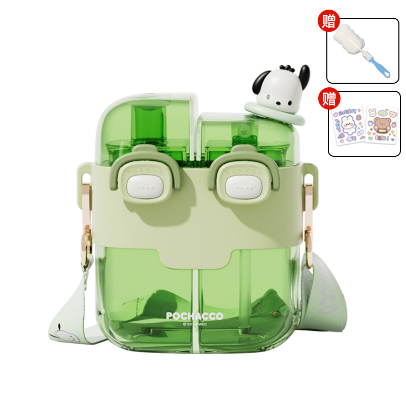 

Пластиковые стаканы для воды 500 700ml Sanrio, зеленый