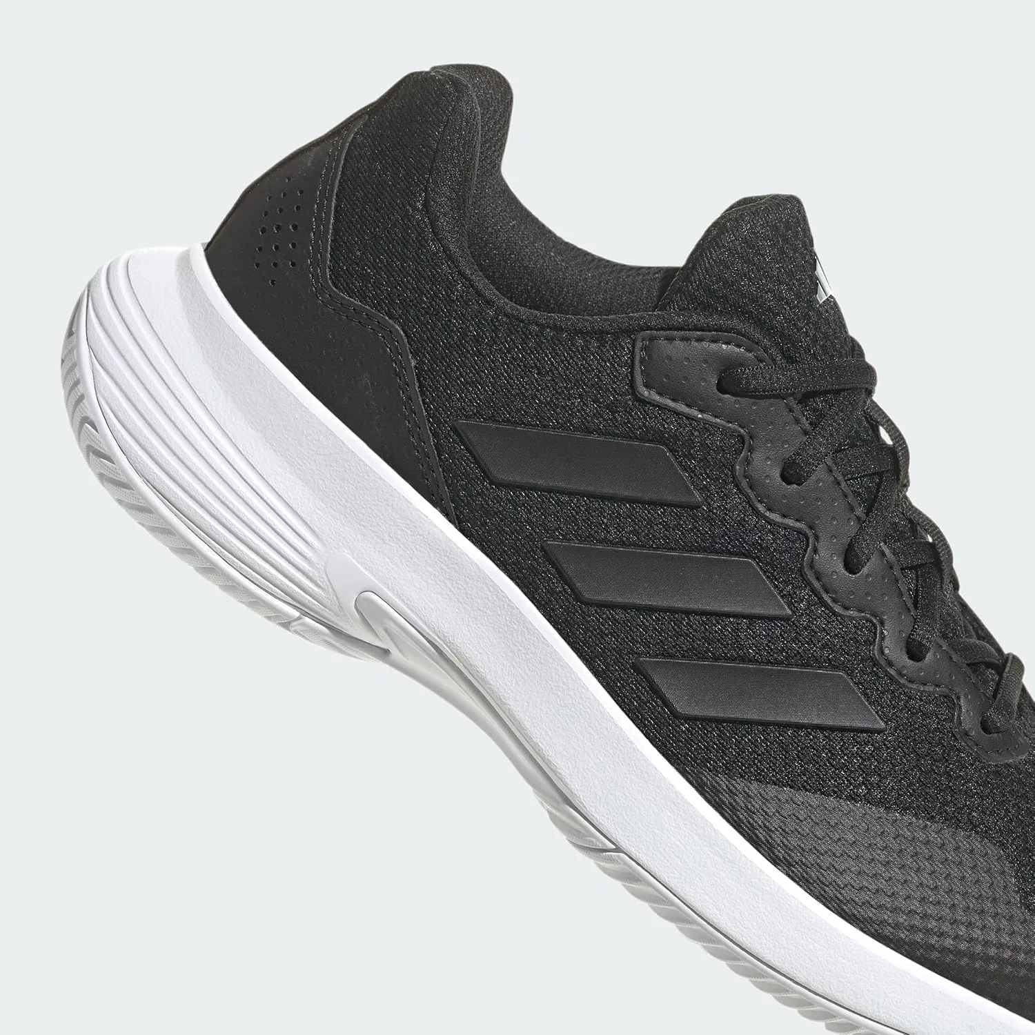 Кроссовки теннисные Adidas, Core Black Core Black Silver — фото 3