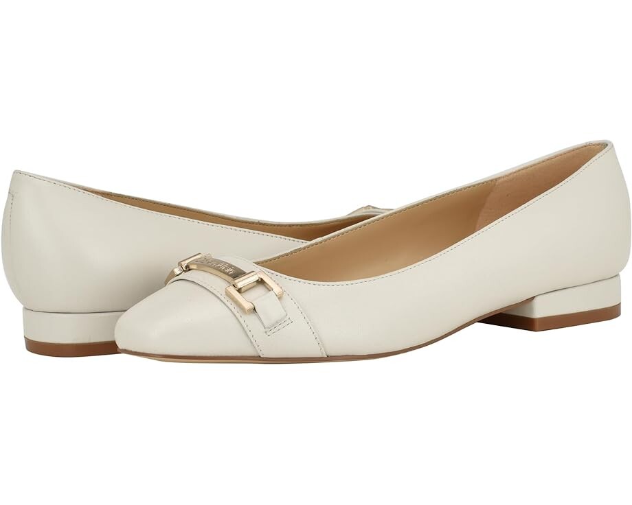 Туфли на плоской подошве Calvin Klein Crystil, цвет Ivory Leather