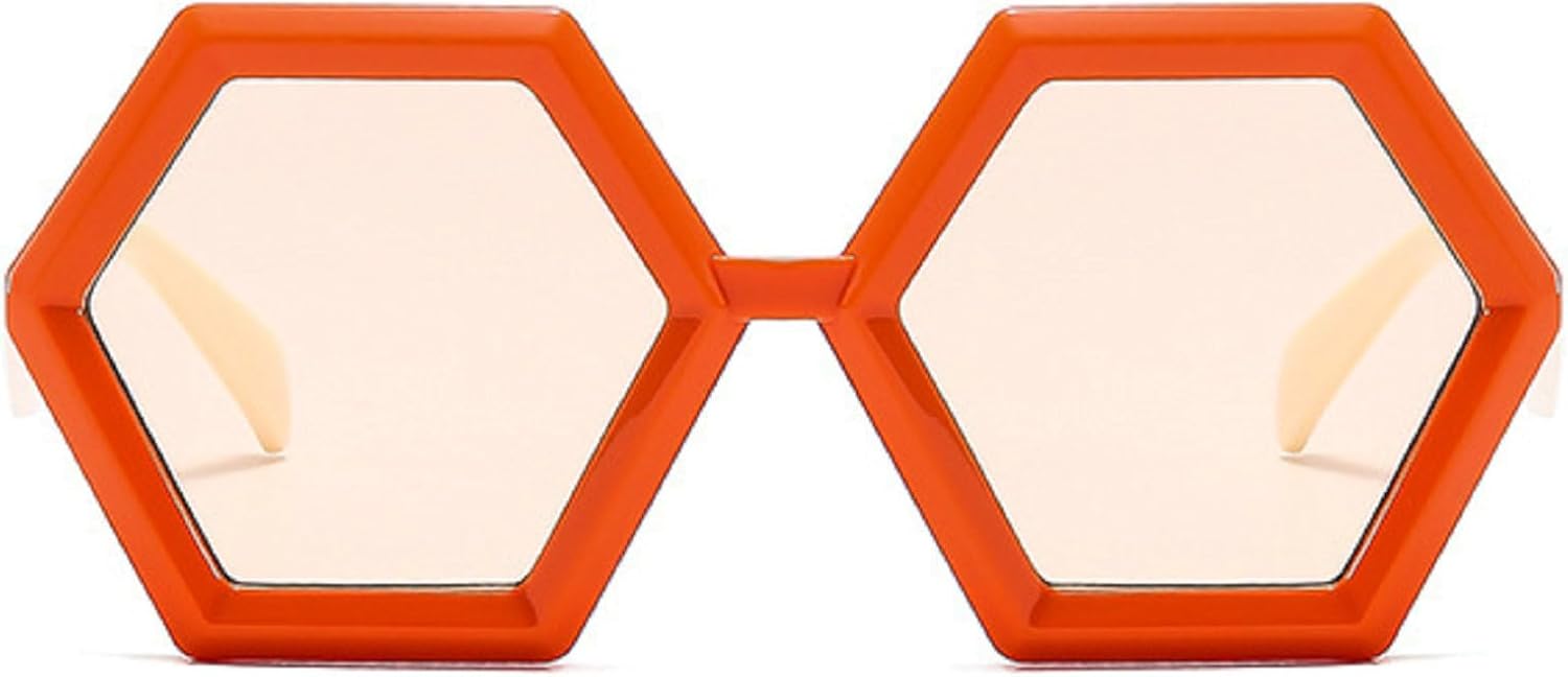 

Солнцезащитные очки в стиле ретро: многоугольные квадратные, женские, градиентные оранжевые, чайные оттенки, модные мужские, двухцветные, трендовые солнцезащитные очки N45 mincl, Orange