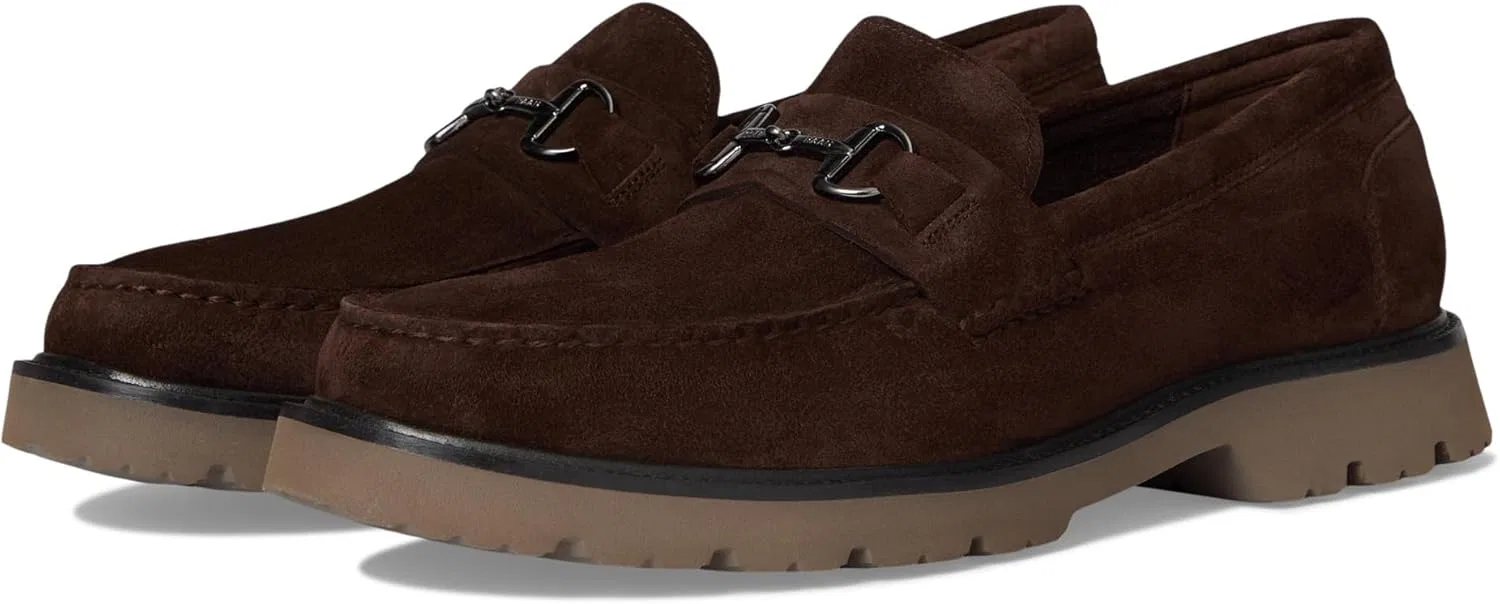 Туфли-лоферы мужские Cole Haan American Classics, шоколадный замш/трюфель