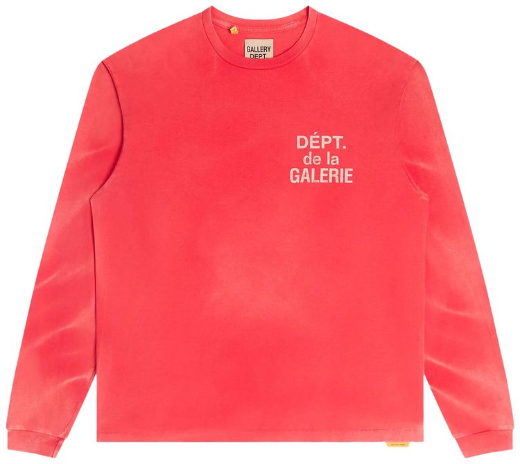 

Футболка Gallery Dept. French Long-Sleeve Tee 'Red', красный