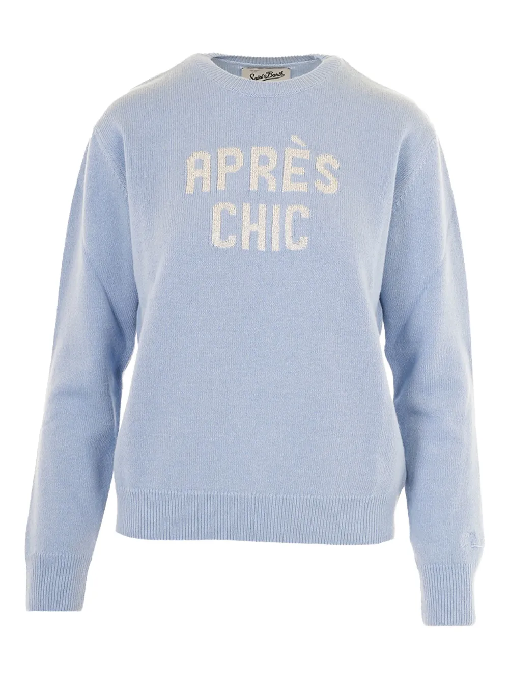 

Свитер с круглым вырезом Mc2 Saint Barth, синий