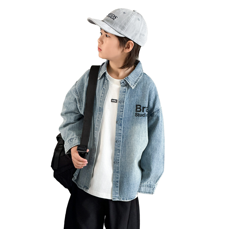 

Детская повседневная рубашка с лацканом Moderate EASTERN CAMEL, синий