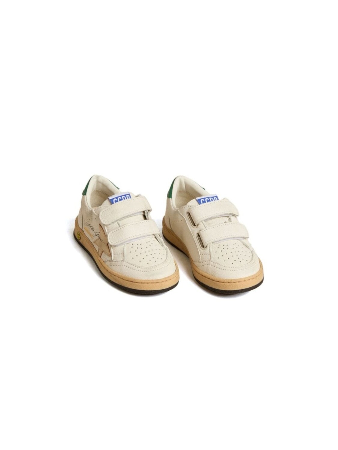 

Golden Goose кроссовки из кожи Super-Star, нейтральный цвет