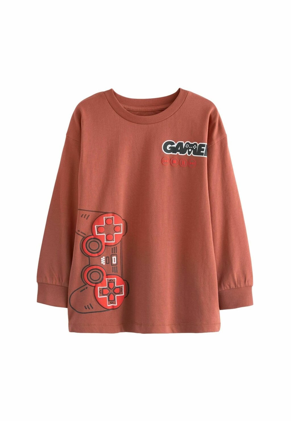 

Рубашка с длинным рукавом LONG SLEEVE GRAPHIC Next, коричневый