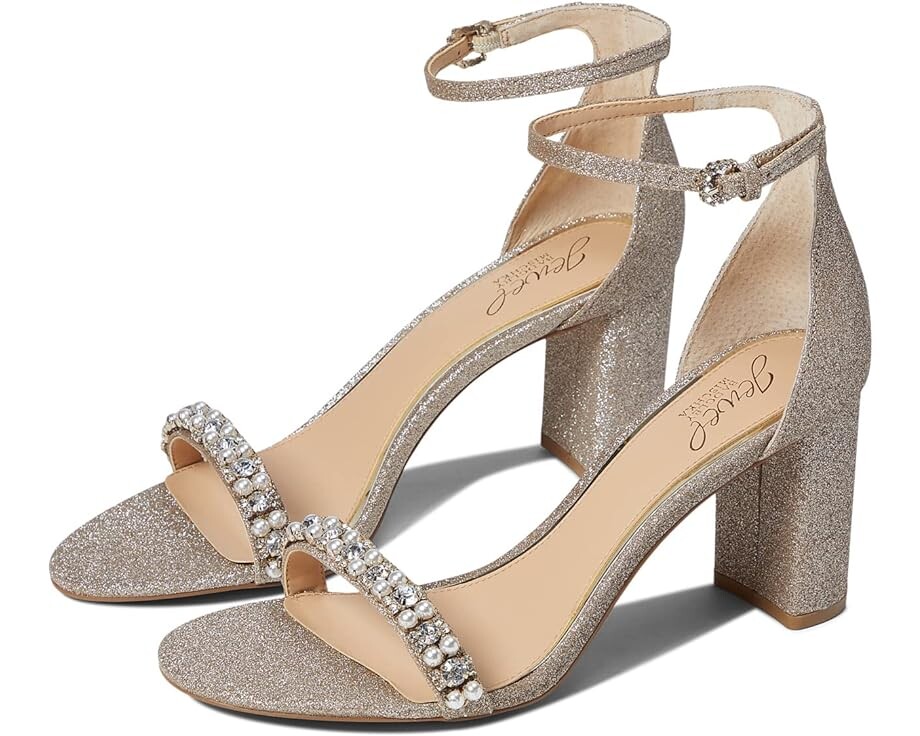 

Туфли Jewel Badgley Mischka Daylann, цвет Light Gold