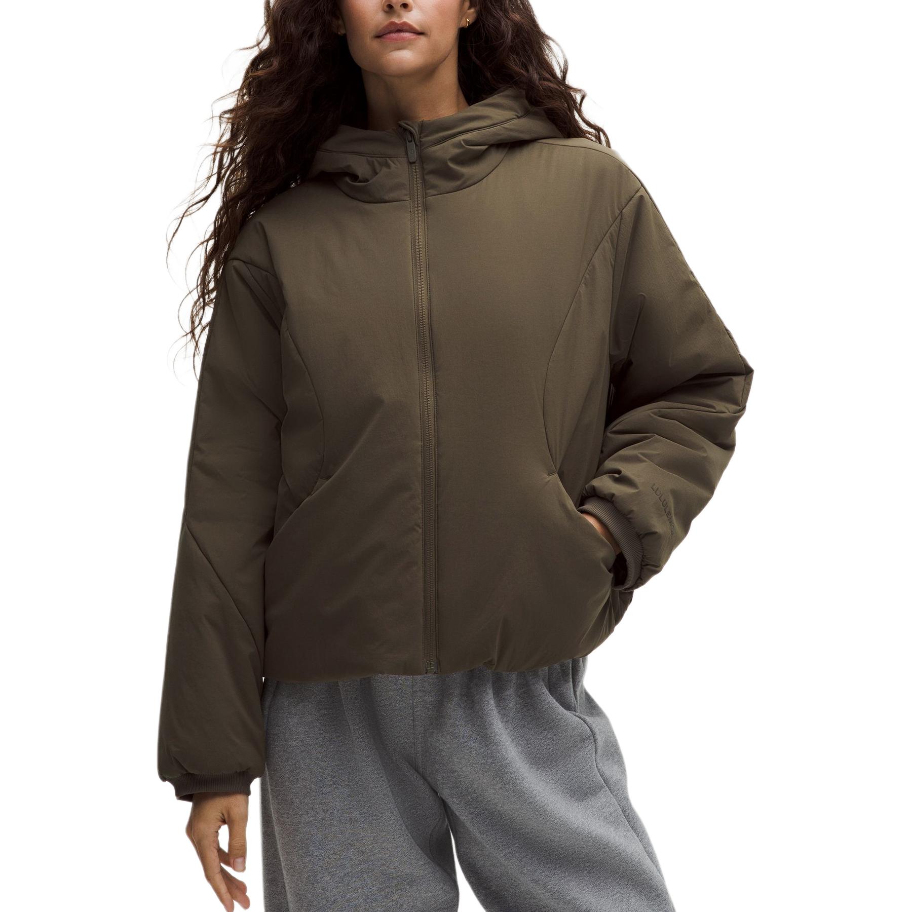 

Куртки и пальто женские Lululemon, оливково-зеленый коричневый/ovbr