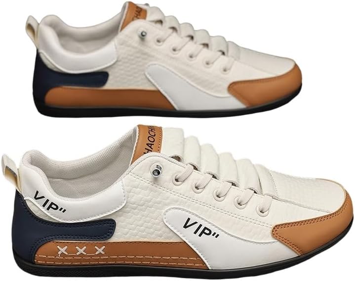 

Мужские стильные кроссовки Мужская спортивная обувь - легкие, удобные - вентилируемые кроссовки для активного отдыха целый день Minlaidian, белый