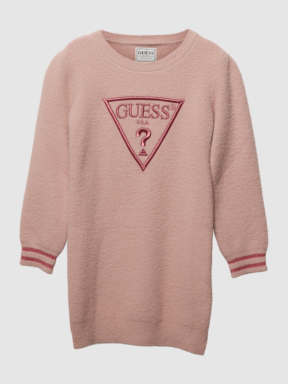 

Платье-свитшот с вышитыми этикетками Guess