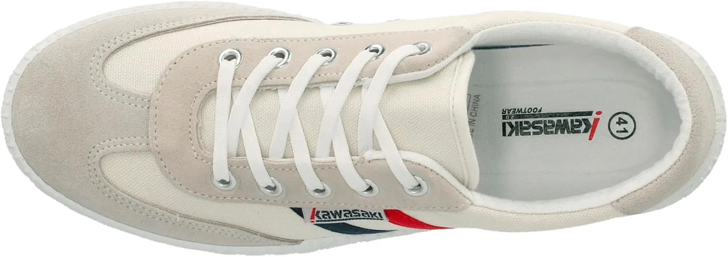Холщовые кроссовки унисекс Kawasaki Fuzion 2.0, 1002 White — фото 3