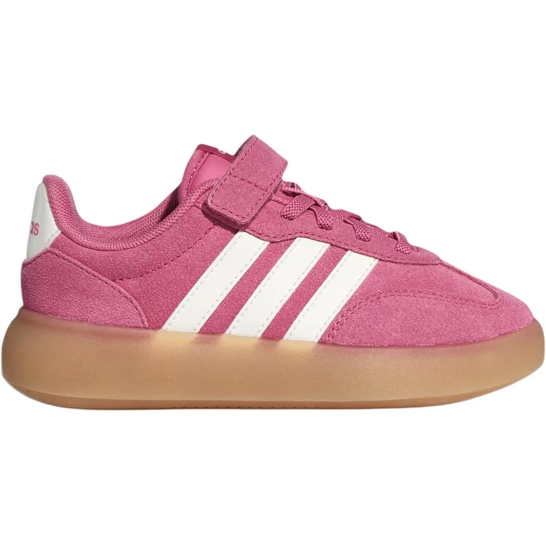 Adidas Детские скейтбординг кроссовки BARREDA DECODE Low top розовые белые для детей 3-7 лет — фото 3