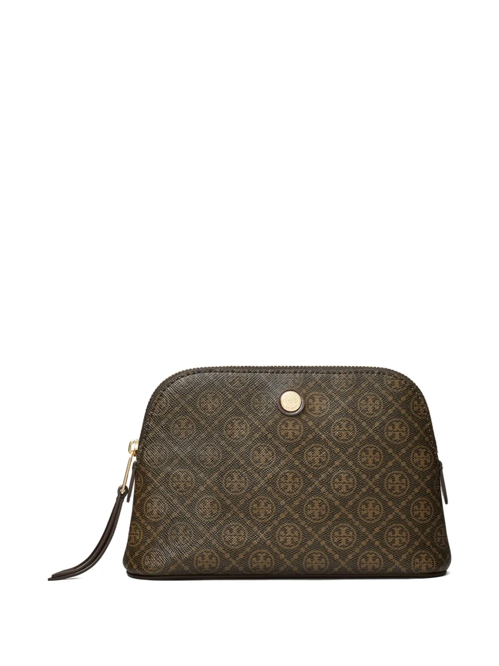 

Косметичка с монограммой Tory Burch, коричневый