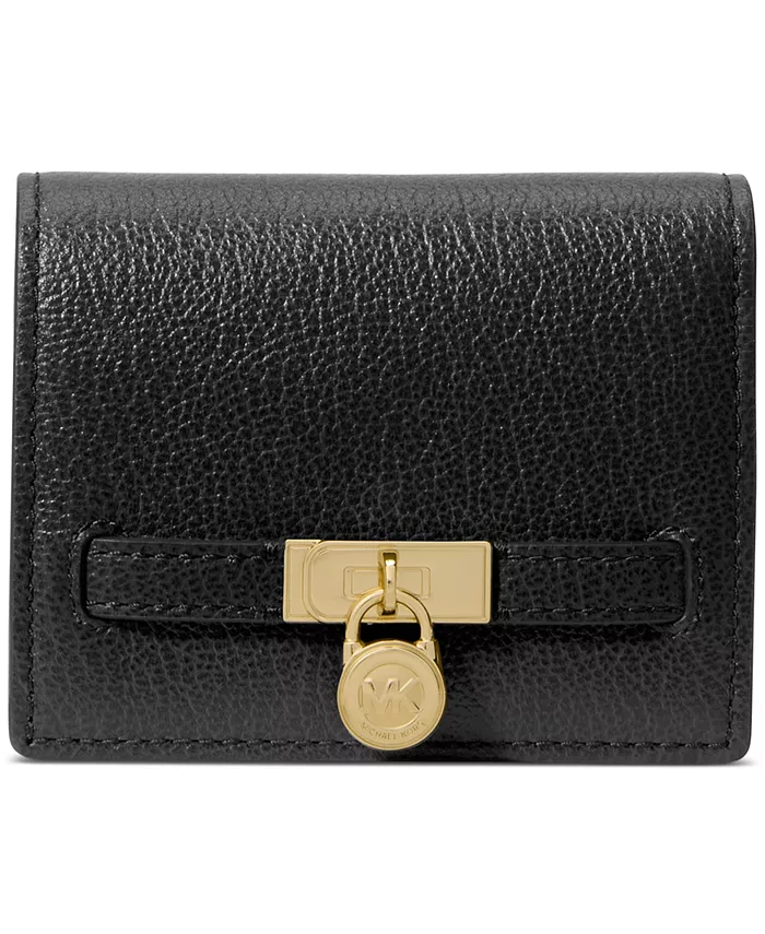 

Компактный кожаный кошелек Michael Kors Hamilton Michael Kors, черный