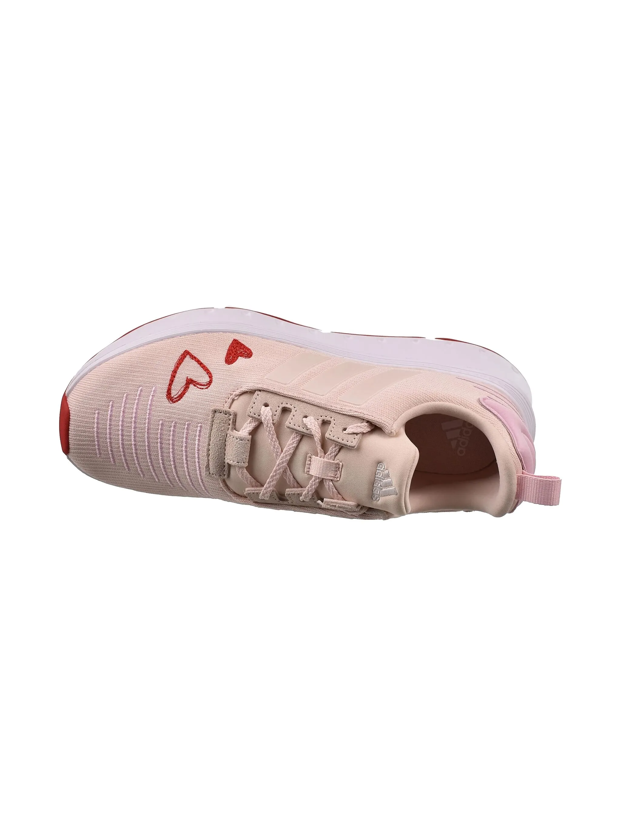 Кроссовки Swift Run 23 Hearts Pink-Red Adidas Kids, розовый — фото 4