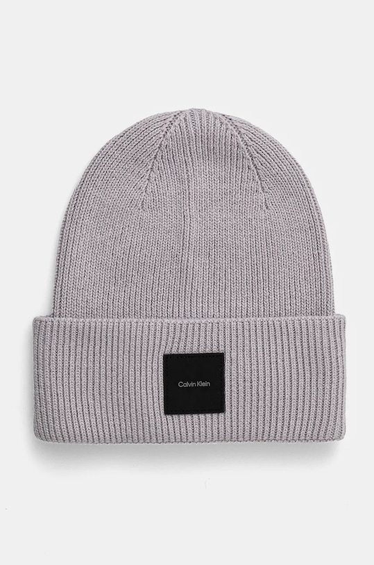 

Шапка с добавлением шерсти Calvin Klein, серый