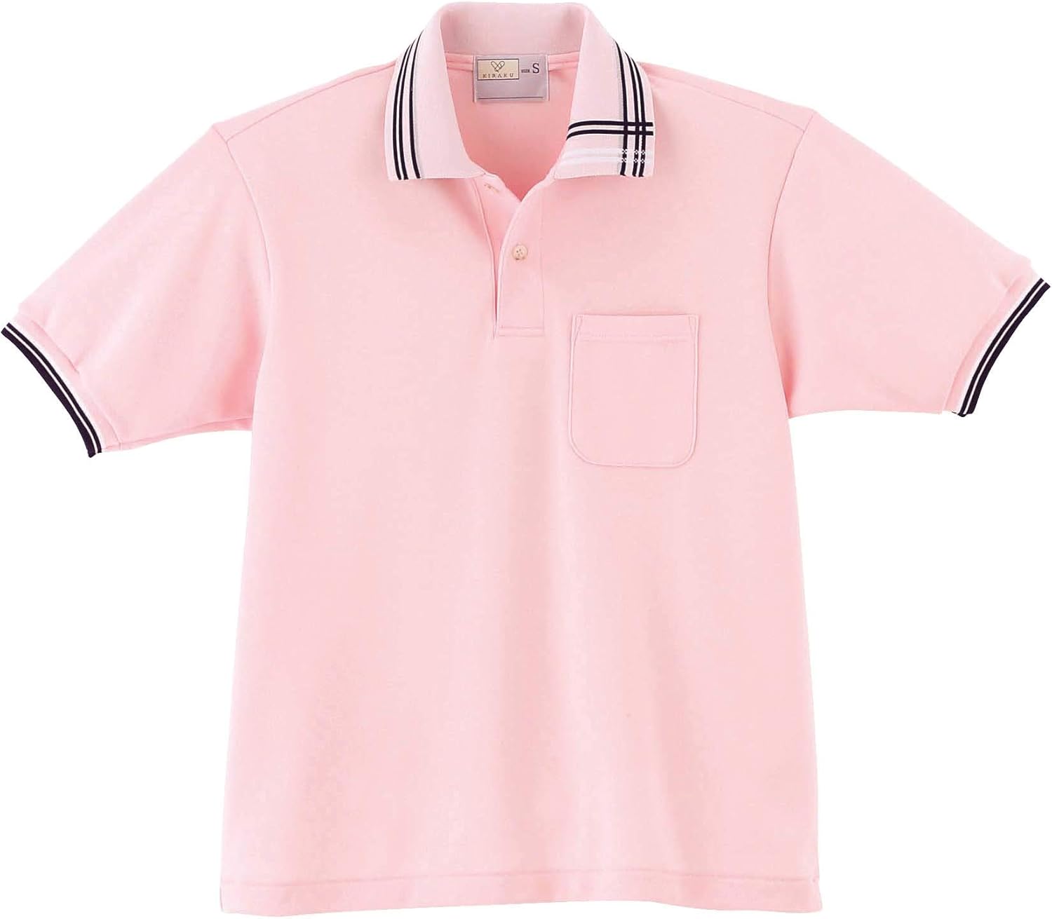 

Поло-рубашка KIRAKU с асимметричной подкладкой, популярная модель для кормящих мам, CR106, унисекс, для взрослых, розовый