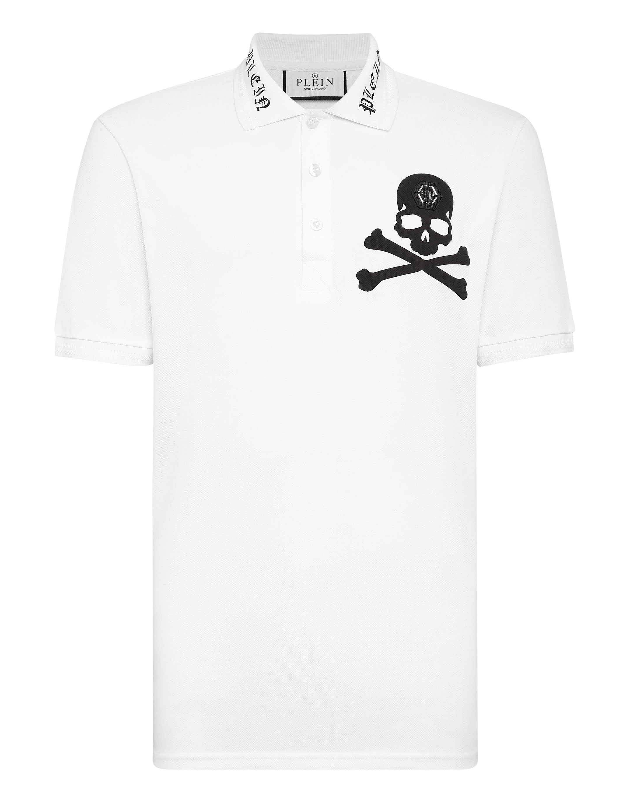 

Рубашка поло SS Skull&Bones PHILIPP PLEIN, белый