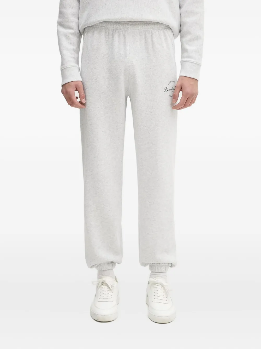 

Спортивные брюки из смесового хлопка Sporty & Rich, серый