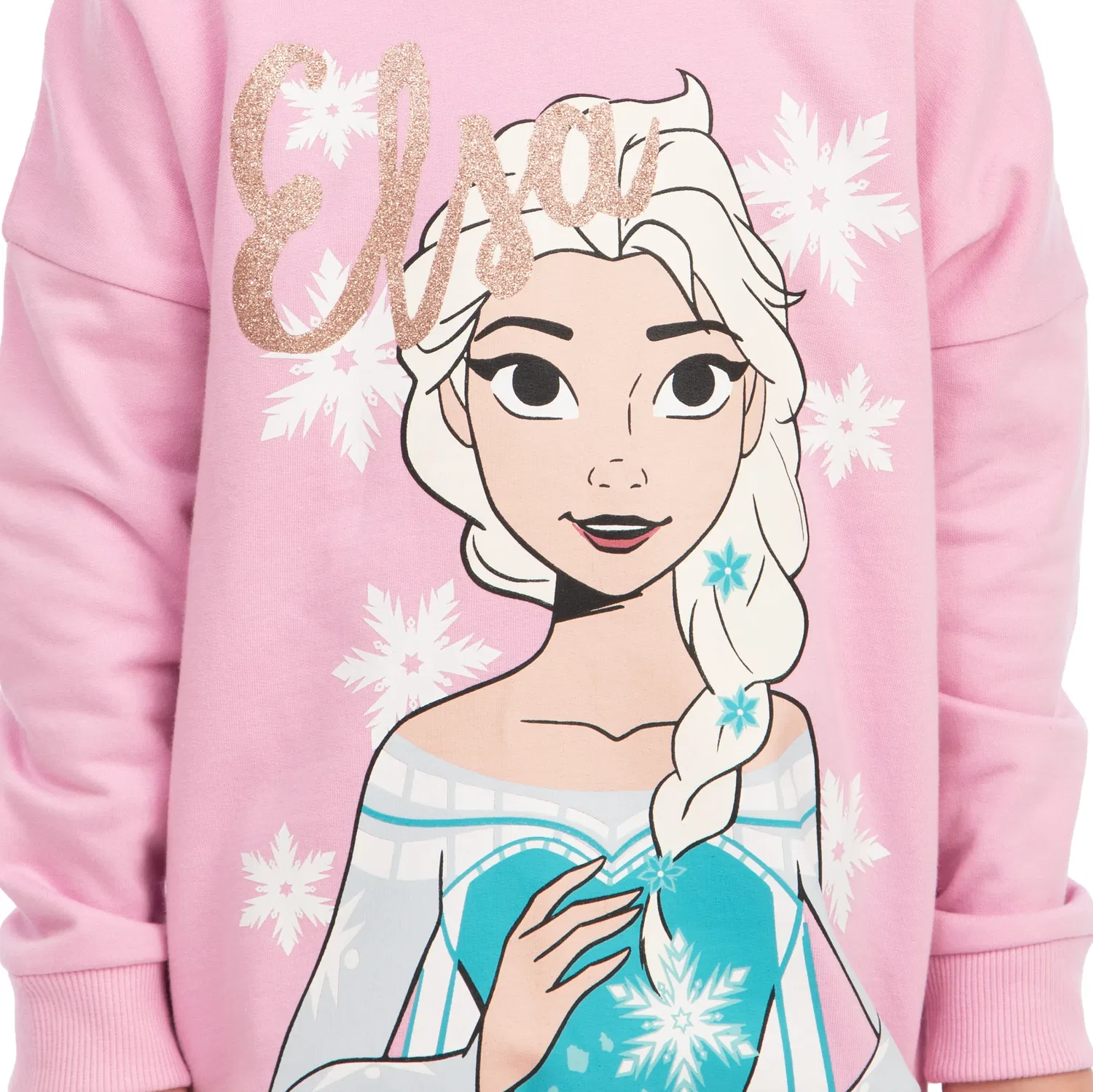Худи с принтом Эльзы Disney Frozen, розовый — фото 4