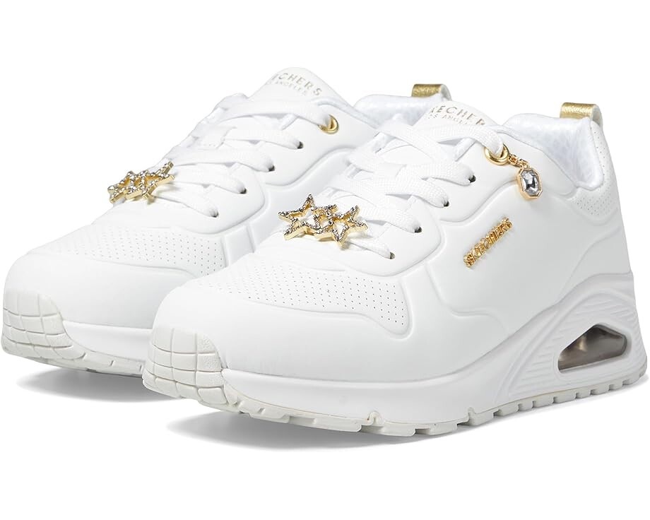 Кроссовки SKECHERS KIDS Uno Gen1 31562L, цвет White/Gold