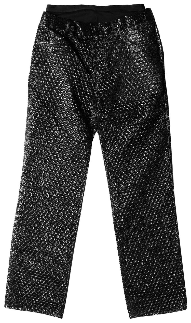 

Брюки Helmut Lang Hole Punched Worker Pants 'Black', черный