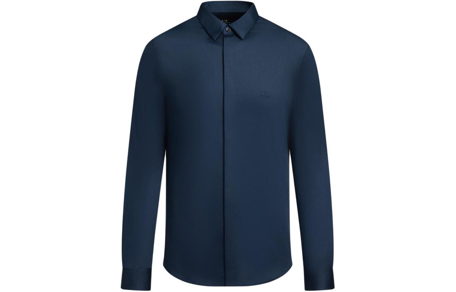 

ARMANI EXCHANGE Рубашка SS24 мужская темно-синяя