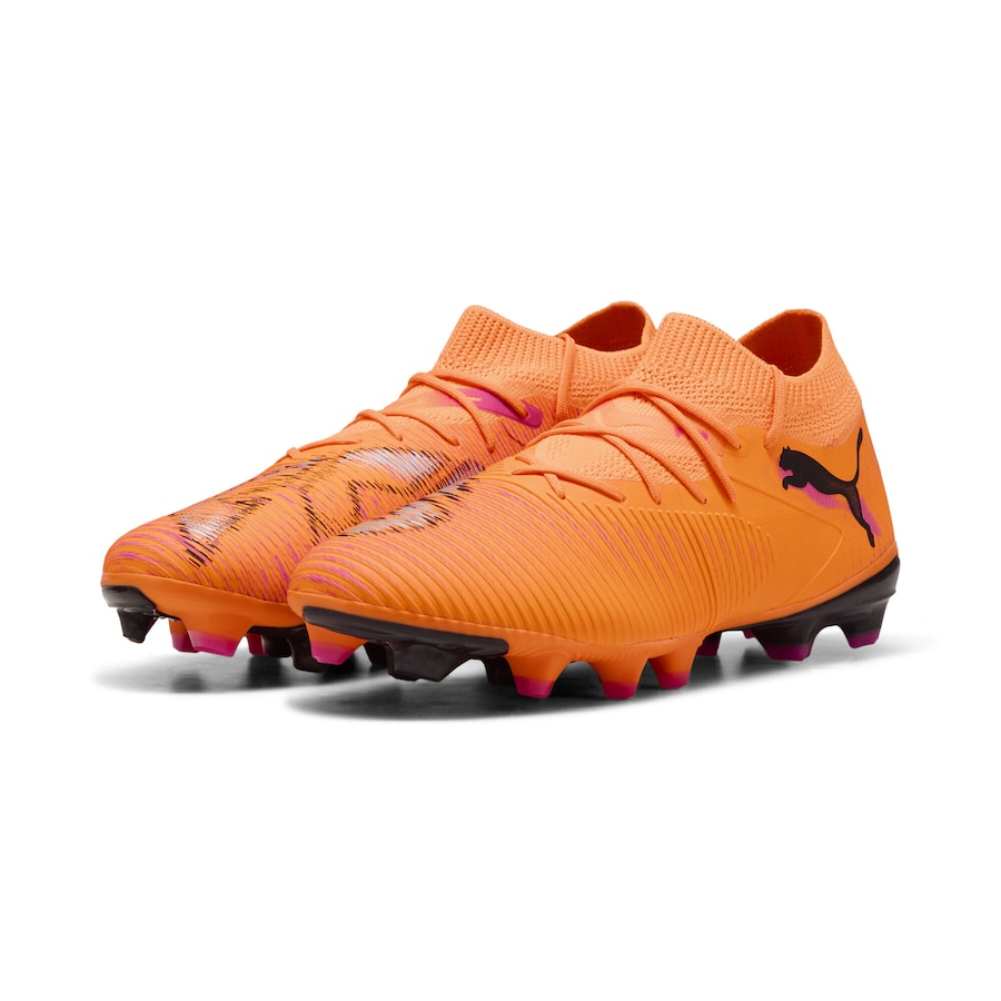 Футбольные бутсы PUMA Future 8 Match, оранжевый — фото 2