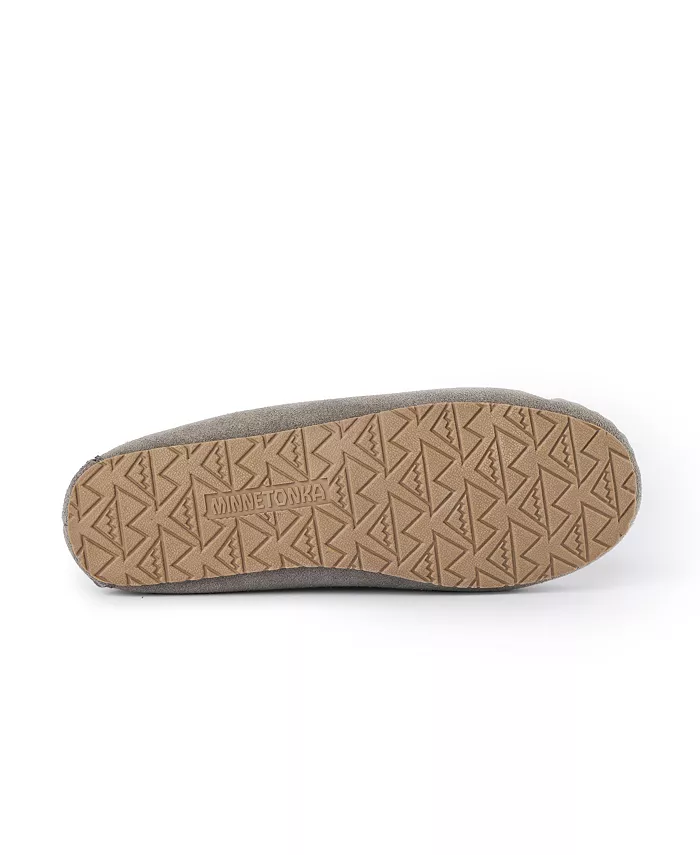 Женские тапочки Cosi Slip On из замши Minnetonka, серый — фото 4